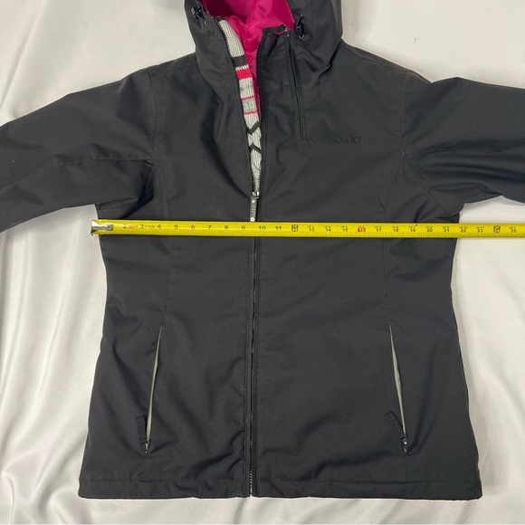 Burton Ladies Black and Pink Snowboard Winter Snow Coat Jacket Size Large - Picture 10 of 11